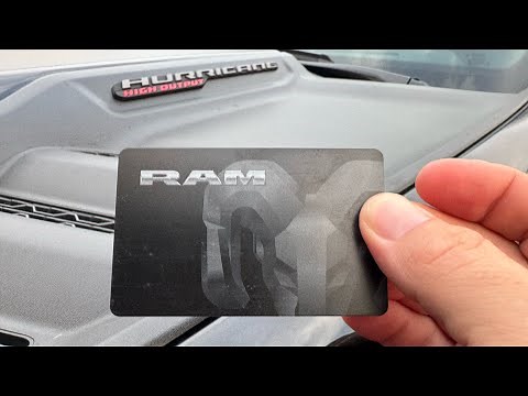 2025 Ram Truck Key Card and Phone to start!