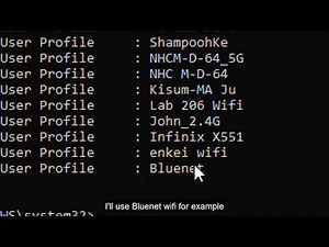 How to hack WiFi password using Command Prompt (cmd)