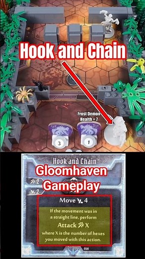 Hook and Chain Wrecks the Frost Demon! 💥 | LEGO Gloomhaven EP 021 Short