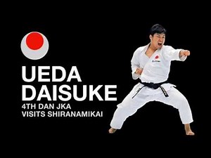 Ueda Daisuke 4th Dan JKA visits Shiranamikai