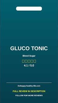 Gluco Tonic: what they don't tell you #shorts