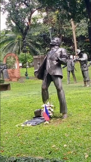 🌈The Exact Site of Rizal's Execution @Rizal Park formerly known Bagumbayan or Luneta #shorts #rizal