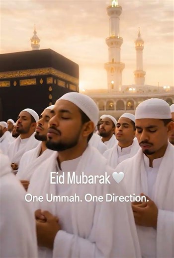 Millions. One Direction. One Prayer. Eid Mubarak 🤍