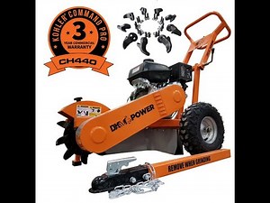 Detail K2 OPG777 Stump Grinder Review - Can it handle a 34" Oak!?