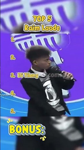 TOP 5 Raim Laode #komeditunggal #standupcomedyacademy
