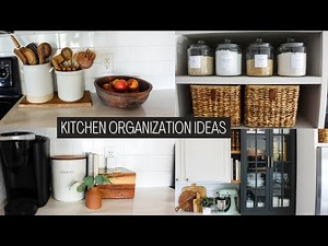 DIY KITCHEN ORGANIZATION IDEAS (EASY & BUDGET FRIENDLY!!) + **FREE** PRINTABLE LABELS