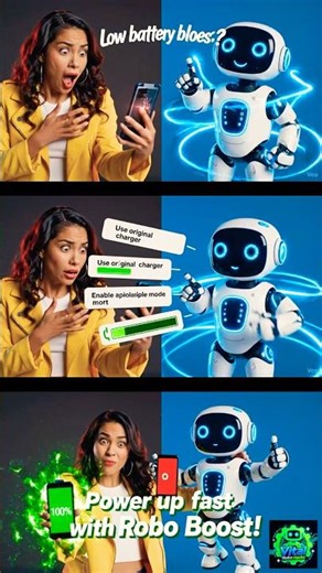 Vital Robo Hack Fast Charging Battery #robot #fastchargingphones #shorts
