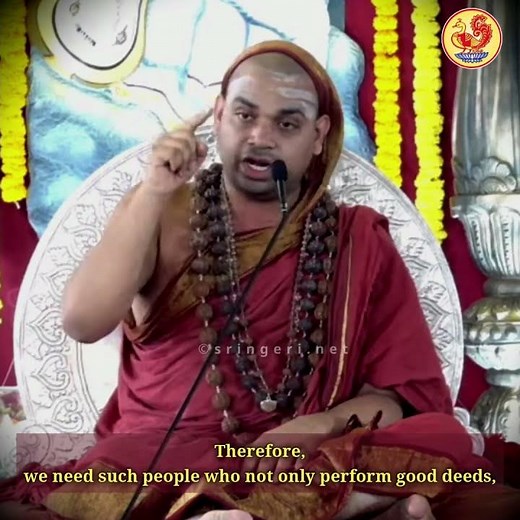 Need of the Hour-Does Goodness mean staying silent when Dharma is Obstructed?Sringeri Shankaracharya