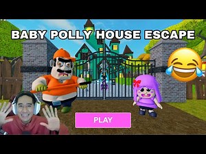 JAHAT WOI BALING JAJAN DEKAT AQIL 😂 BABY POLLY HOUSE ESCAPE 😈