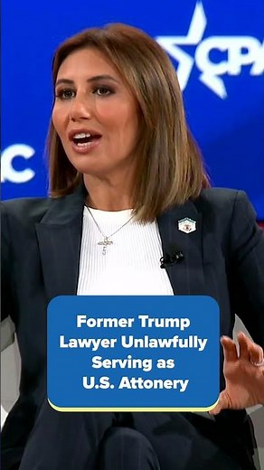 Former Trump personal lawyer Alina Habba is unlawfully serving as the US attorney for New Jersey