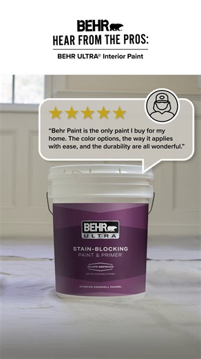 Built to perform, trusted to last. BEHR ULTRA Interior Eggshell combines Stain-Blocking Paint & Primer with Scuff Defense for an extra durable finish that stands up to life’s everyday moments. 🔗 Click here to learn more: http://spr.ly/61847E4k4 | BEHR Pro