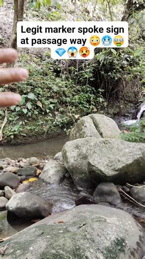 Yamashita treasure sign broken rock o split rock or passage way marker with spoke sign legit marker 😱🤑😳💎🥶 | New Generation Treasure Hunter's