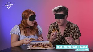 53 reactions · 82 comments | Last week we put @brookeleeofficial & @jules_bourne to the test with Blind Taste Testing! It's official: The vegetarian Plant-based Taco Fiesta is "5/5 Lits"  How do you think they went? What should we make them try next? #HotSliceTV | Domino's Australia | Facebook