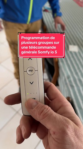 Programmation télécommande Somfy Situo 5 IO