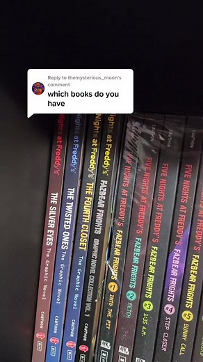 Replying to @themysterious_moon all of them 😅 #GenshinImpact34 #fnafmerch #fnafstuff #fnaftok #fnafsb #ogfnaffan #collection #fivenightsatfreddys #fnafcollection #fnafcollector #fnafbooks