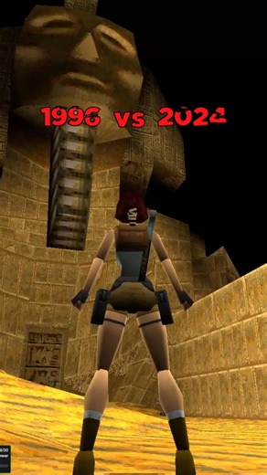 Tomb Raider I Remastered vs Original (1996–2024) | #shorts #gaming #tombraider