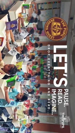 *READING WEEK HIGHLIGHTS – DROP EVERYTHING AND READ ✨📖* As part of Reading Week at The Pupil (17th – 21st November), our students and staff enthusiastically participated in the special DROP EVERYTHING AND READ (DEAR) activity, during which all classroom routines were paused to embrace the joy of silent reading. From 10:00 AM to 10:30 AM, the entire campus transformed into a calm and focused reading environment, with students deeply immersed in books and exploring new worlds through stories. Thi