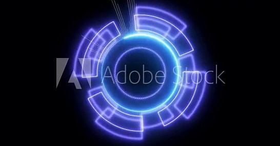 Animated digital illustration depicting the concept of omnichannel customer experience. business technology virtual screen background. performance metrics, and business insights from large data sets