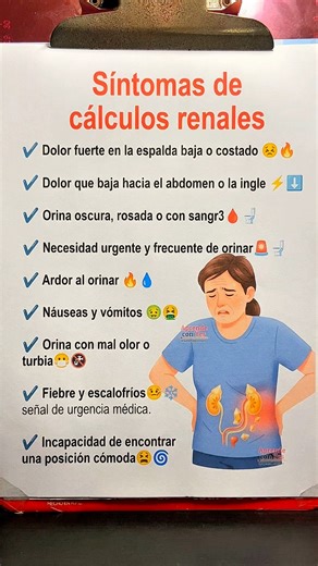 Síntomas de cálculos renales | Aprende con Yes