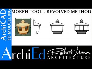 ARCHICAD - MORPH TOOL - REVOLVED METHOD