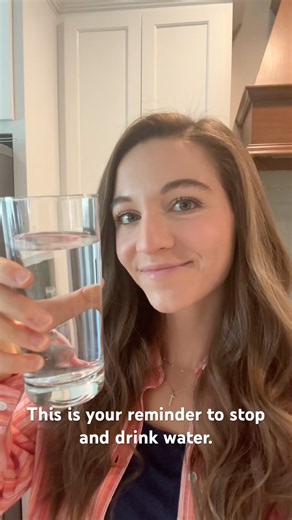 Stop What You’re Doing and Drink Some Water