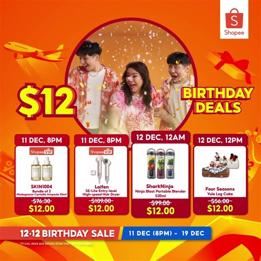 Shopee 12.12 Birthday Deals