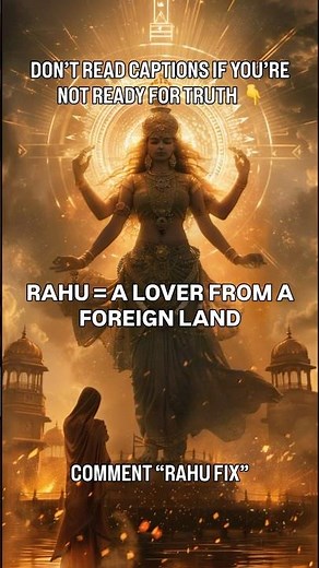 🌍 RAHU = A LOVER FROM A FOREIGN LAND
