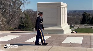1.5K views · 57 reactions | The only female sentinel guard at the Tomb of the Unknown Soldier at Arlington Cemetery took her final walk. See photos from the historic moment, plus hear what Sergeant Kamille Torres had to say about her accomplishment https://bit.ly/3mC2pVE | 7News DC | Facebook