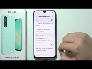 Samsung Galaxy A26 5G: How to Turn On USB Debugging