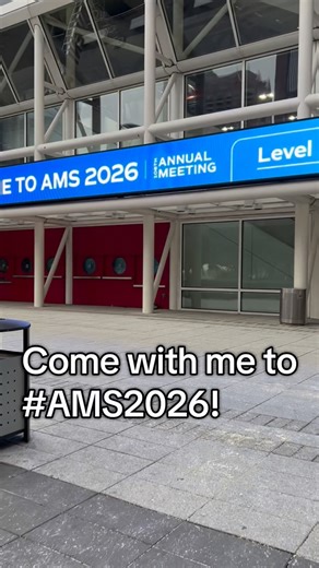 Come with me to AMS 2026! A 12 hour day of meetings, talks, networking, mentoring and walking (SO much walking) compressed into a 75 second reel 😆 It’s fun being among so many different minds all geared towards the same thing: a curiosity and love for weather! But man, it’s tiring. More to come tomorrow! | Meteorologist Heather Waldman