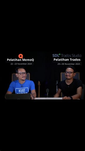 Translexi | CAT TOOLS penting banget dikuasain saat penerjemah mulai masuk dunia industri bahasa. Yuk, ikuti pelatihan semiprivat MemoQ dan Trados... | Instagram