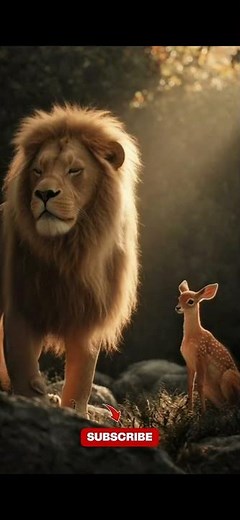 Lion Roar in the Wild | Powerful Lion Running Through the Forest | Wildlife Cinematic Clip