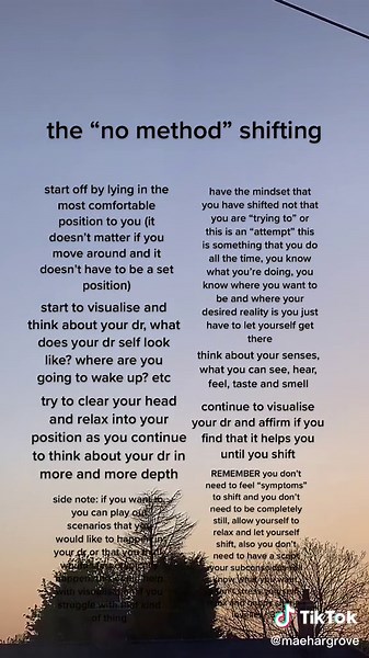 The No Method: Shifting Realities Without Traditional Methods