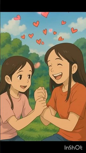 Cute Cartoon Girls Laughing Together 😊 | Funny Chat Video