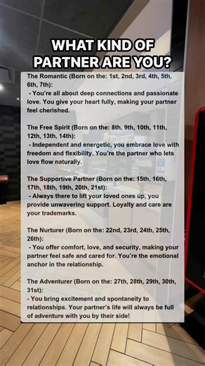 824 reactions · 139 shares | WHAT KIND OF PARTNER ARE YOU? #couple #zodiac #partner #relationship #zodiacsigns #astrology #reelsfacebook #reelsviralシfb #reelsvideoシ #viralreels #reelsfypシ #highlightseveryonefollowers2025 | Balbino Jr Lubid | Facebook