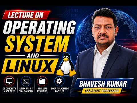 Lecture on operating system & UNIX l Bhavesh Kumar l Assistant Professor l ISM TV Patna #lecture