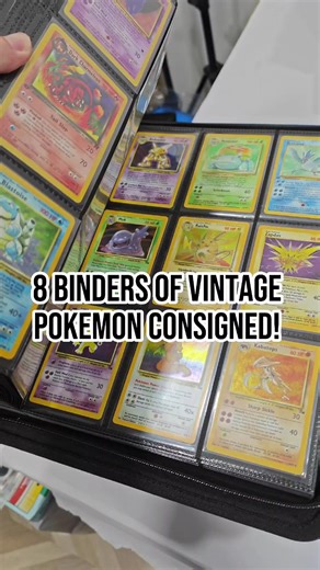 8 binders. A lifetime of memories. This incredible Pokémon collection has been carefully built since 1999, and opening it truly felt like stepping back into the golden era of the hobby. From classic vintage favorites to highly sought-after old school cards, this collection is packed with nostalgia and potential. We’re now diving deep into assessing every card — identifying the best candidates for grading to unlock maximum upside if they gem. 📈 Moments like this are why we love what we do, and w