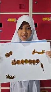 Membuat Kolase Daun Kering, SDIT Tunas Islam Global
