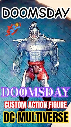 🫵 🦸 (DOOMSDAY) | (REPAINT) | (CUSTOM ACTION FIGURE) | DC MULTIVERSE | MATTEL