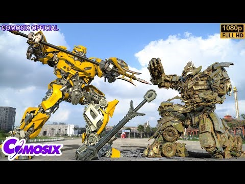 Bumblebee vs Megatron Big Battle - Megatron Is Destroyed | Transformers The Last Knight [HD]