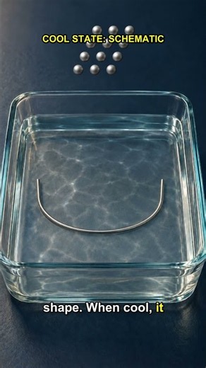 Why Warm Water Makes This Wire Straighten
