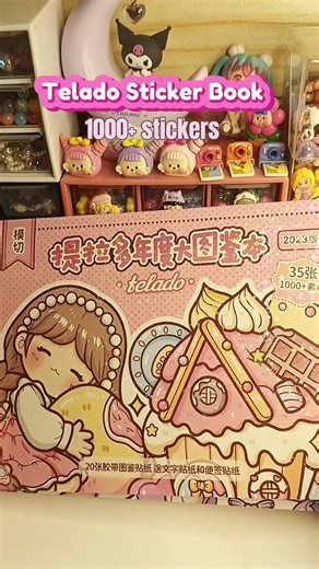 TELADO Sticker Book: 1000 Stickers for Endless Creativity