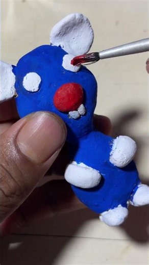 SIMPLE CLAY ART – CUTE MOUSE MODELING PROCESS#viral