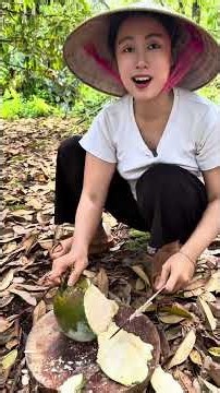 Trái dừa đông đá