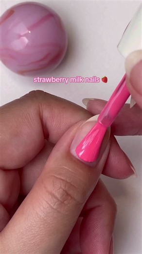 Strawberry Milk Manicure Tutorial with Pleasing Perfect Pearl