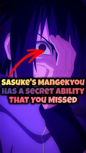 Sasuke's Mangekyou Sharigan Has a Secret Ability That You Missed 🤯 | Naruto | Anime BLAH