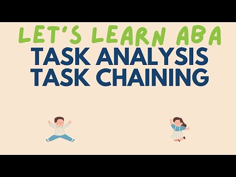 Task Chaining and Task Analysis (Forward, Backward, Total) | ABA Terms | RBT and BCBA Exam Review