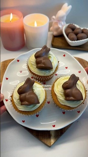 Vanilla Cupcakes - Easter Bunny #baking #bakingrecipe #recipe #cupcakes #easter