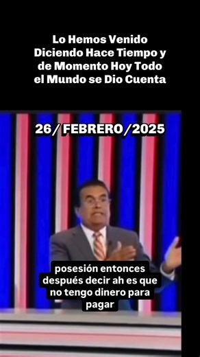 Lo hemos venido diciendo hace tiempo y de momento hoy todo el mundo se dio cuenta. | Javier Jimenez Perez