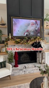 12K views · 33 reactions | Threw together my Christmas mantle decor...